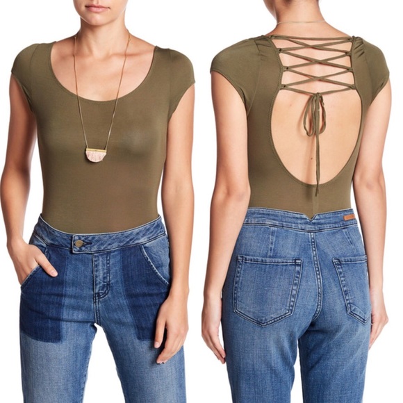 Free People Tops - NWT Free People All About the Back Bodysuit Large